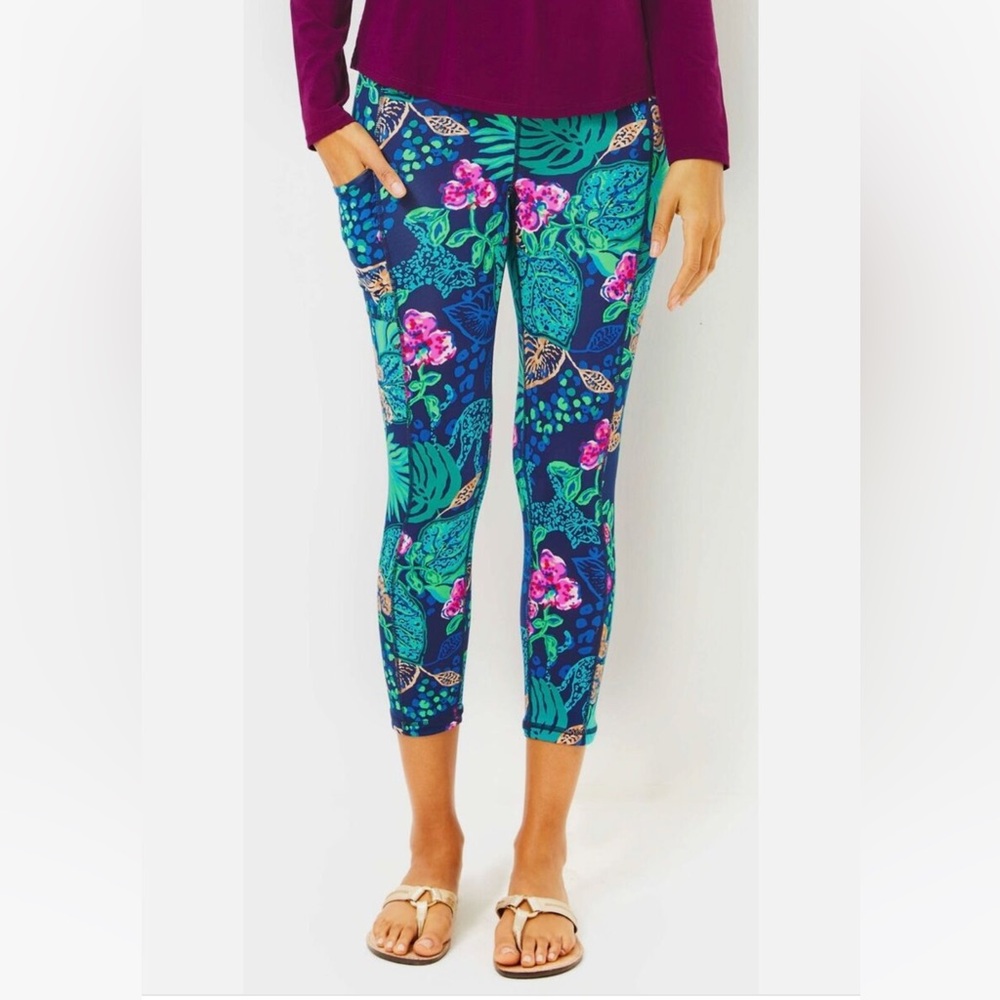 Low tide life of the party navy leggings